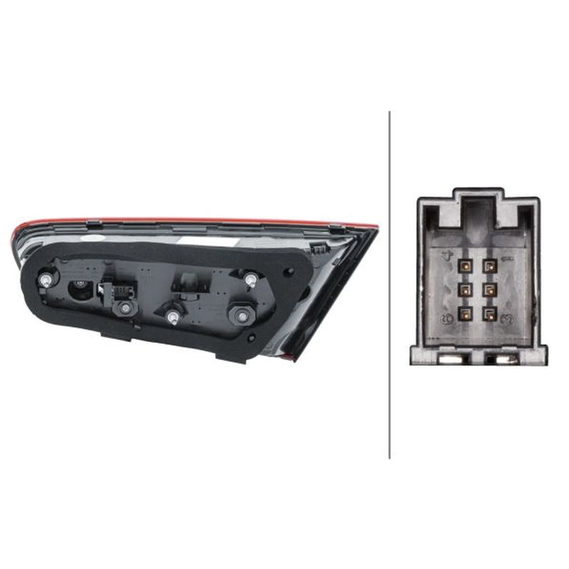 Hella Tail Light / Lamp LED Left fits Audi A3 2012-2020 1.0 1.2 1.4 1.5 1.6 1.8