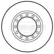 Borg & Beck 2 x Vented Brake Discs BBD5986S