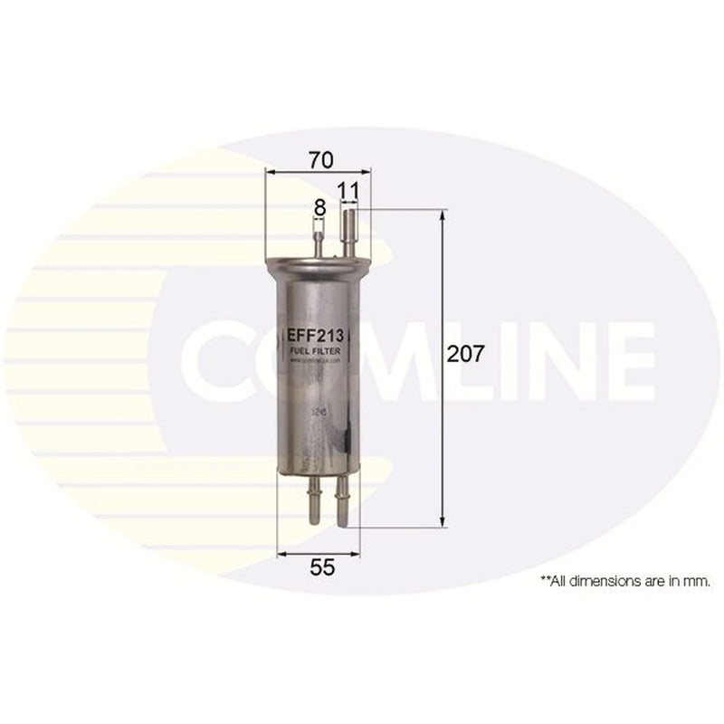 Comline Fuel Filter Element fits BMW X5 2000-2006 3.0 4.4 4.6 4.8