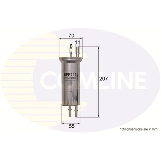 Comline Fuel Filter Element fits BMW X5 2000-2006 3.0 4.4 4.6 4.8