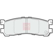 Apec Rear Brake Pad Set fits Ford Asia & Oceania Freda Bus 1995-2002 2.5