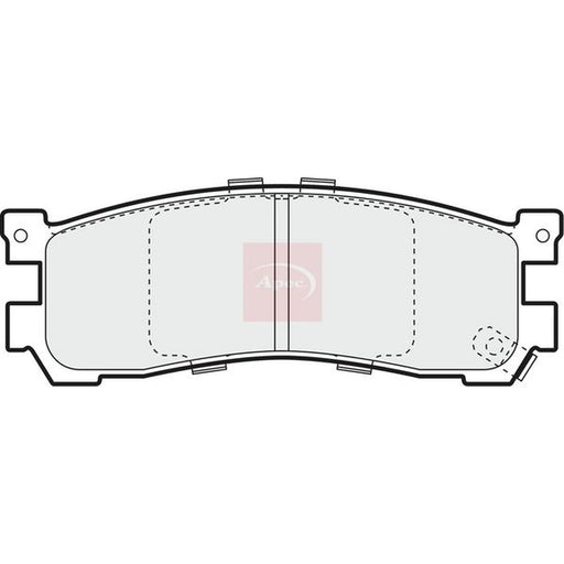 Apec Rear Brake Pad Set fits Ford Asia & Oceania Freda Bus 1995-2002 2.5