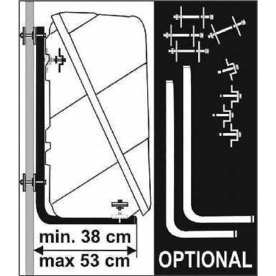 Oxford Aqua Roll Bag RB 50 (Black/Blue/White / 50L) for Caravan/Motorhome Fiamma  - Dynamic Drive