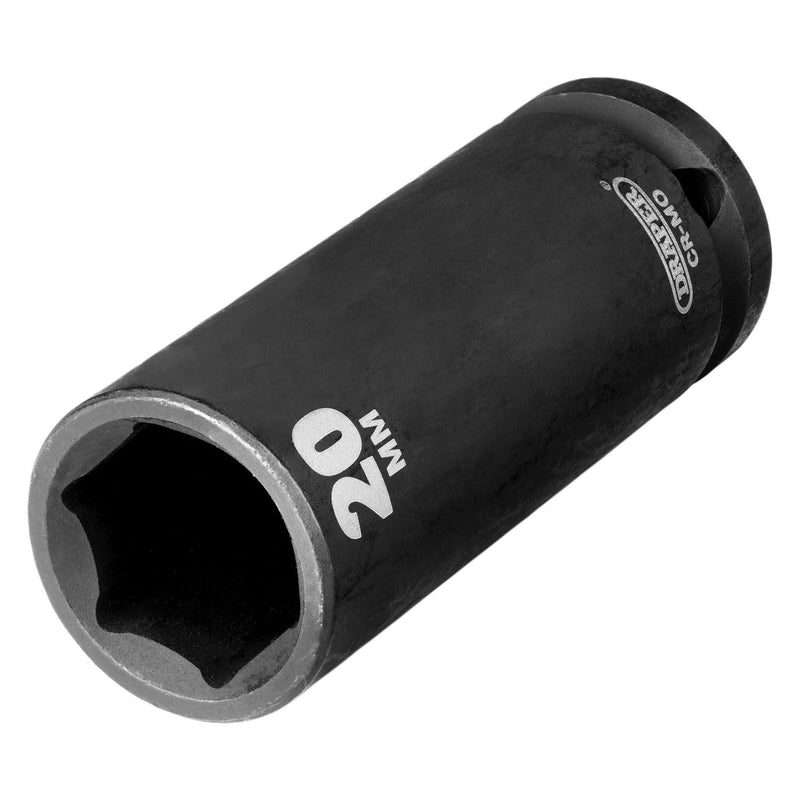 Draper Draper Hi-TORQ Deep Impact Socket, 1/2" Sq. Dr., 20mm Draper - Town Tools