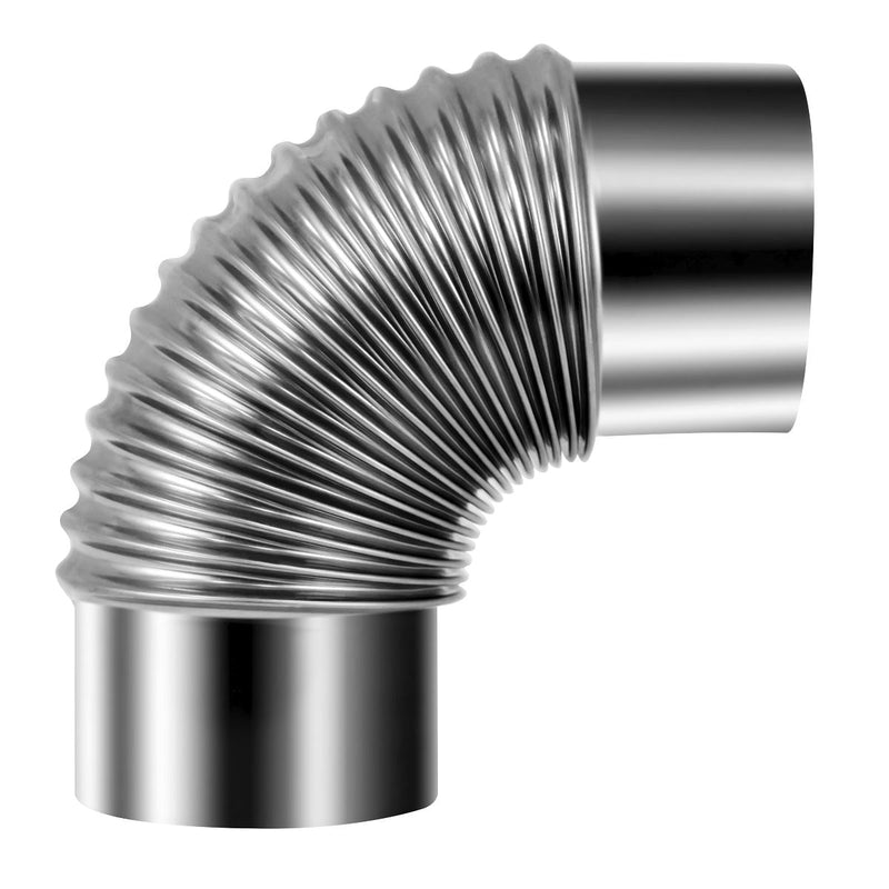 Sealey Stainless Steel Exhaust/Flue 90 Bend for IR13/IR16100mm IREX3 Sealey - Dynamic Drive