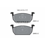 Textar Front Brake Pad Set 2263101