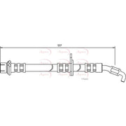 Apec Brake Hydraulic Hose Line Front Left HOS3075
