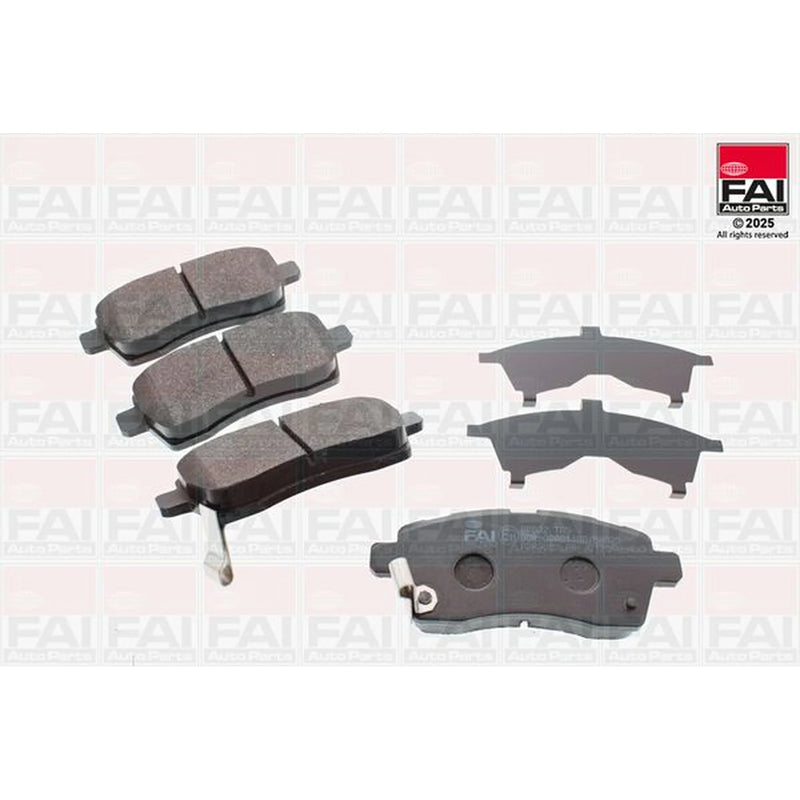 FAI Front Brake Pad Set fits Suzuki Ignis III 2016 on 1.2
