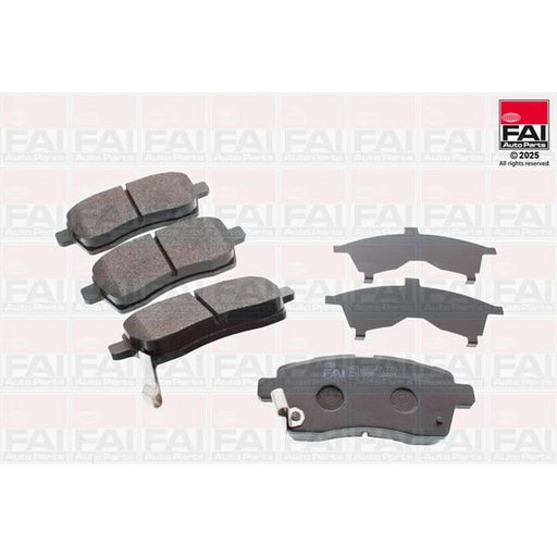 FAI Front Brake Pad Set fits Suzuki Ignis III 2016 on 1.2