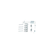 Bosch Brake Shoe Accessory Kit Rear fits Hyundai Getz 2002-2010