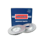 Borg & Beck Front & Rear Brake Discs & Pads fits VW Golf 1986-1991 1.8