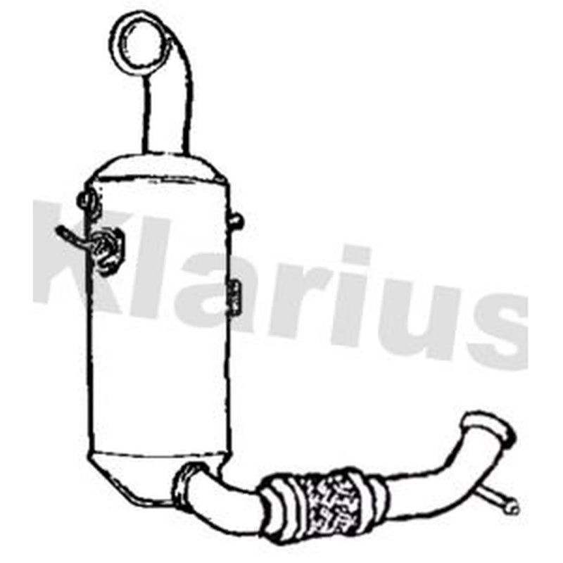 Klarius Diesel Particulate Filter W/Cat T/A fits Ford Ecosport 2017 on 1.5
