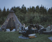 Easy Camp Rands Tipi Tent Dark Sand 8 Person Easy Camp - Dynamic Drive