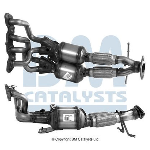 BM Catalysts Homologated Petrol Cat fits Ford Focus C-Max 2004-2007 1.6