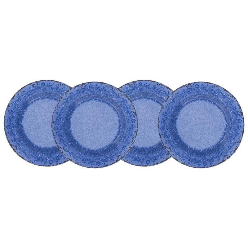Gimex Stone Line Dinner Plate Azure 4 Pieces Gimex - Dynamic Drive