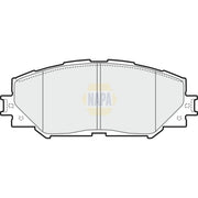 NAPA Front Brake Pad Set fits Toyota Auris 2006-2012 1.33 1.4 1.5 1.6