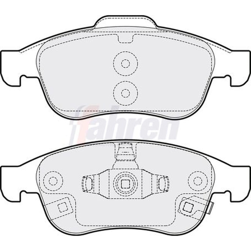 Fahren Front Brake Pad Set FBP3652