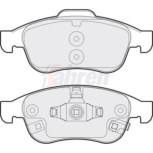 Fahren Front Brake Pad Set FBP3652