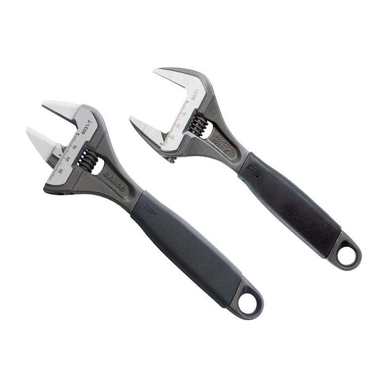 Bahco ERGO™ Extra Wide Jaw Adjustable Wrench Twin Pack Bahco - NN4 Online