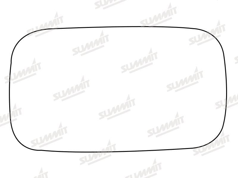 Summit Stick-On Standard Mirror Glass fits Volvo V50 04 to 12 RHS Summit - Bars 4 Cars