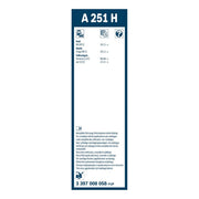 Bosch Aerotwin Wiper Blade 250mm — A251H fits Audi Q6 E-Tron 2024 on