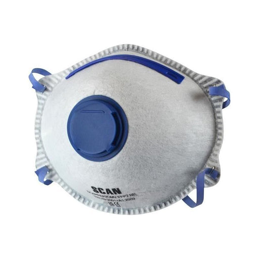 Scan Moulded Disposable Odour Mask Valved FFP2 Protection (Pack 3) Scan - NN4 Online
