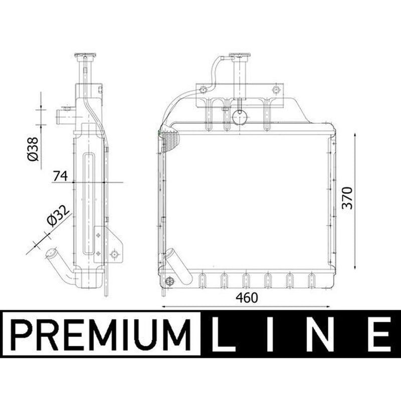 Mahle Engine Radiator