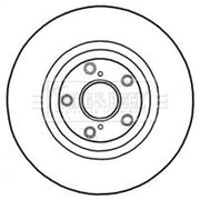 Borg & Beck Front & Rear Brake Discs & Pads fits Toyota Avensis 2008-2018 2.2