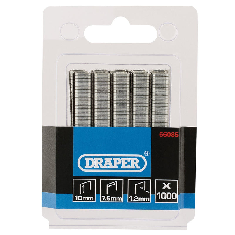 Draper Staples, 10mm (Pack of 1000) 66085 Draper - Dynamic Drive