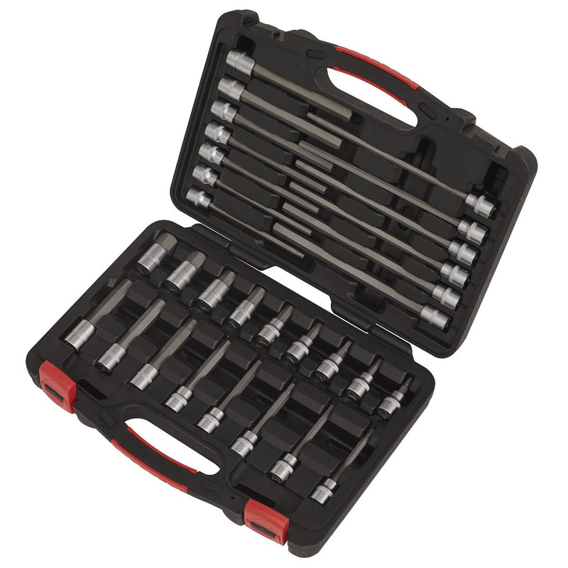 Sealey Hex Socket Bit Set 30pc 3/8"Sq Drive Platinum Series AK89000 Sealey - Dynamic Drive