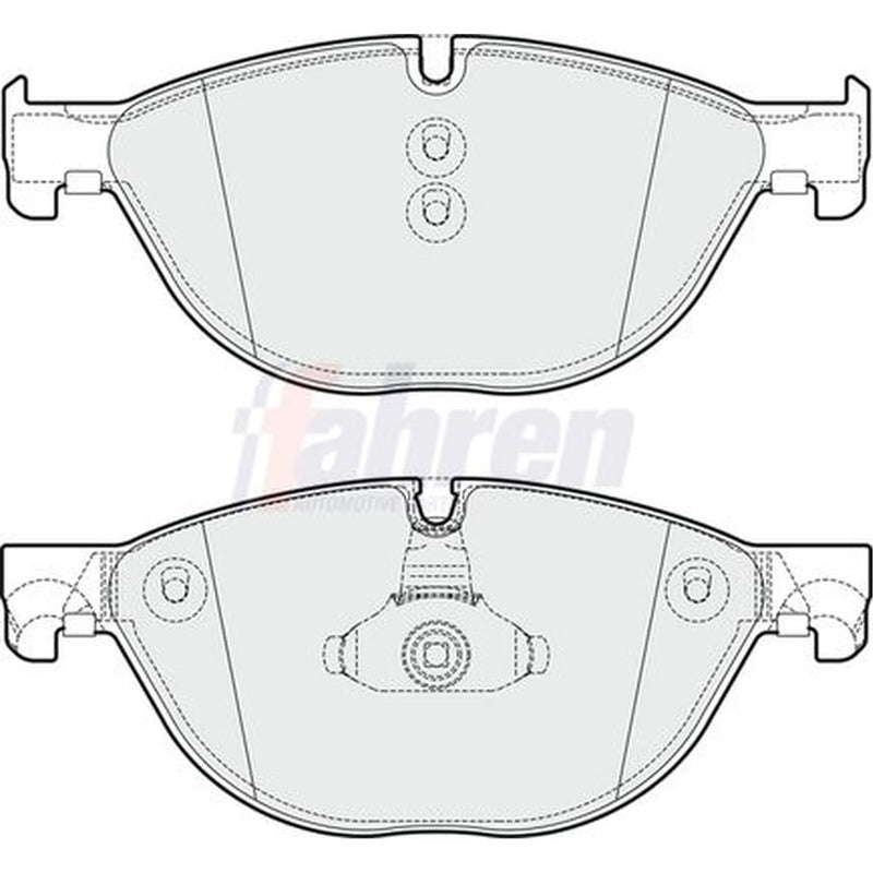 Fahren Front Brake Pad Set FBP3698