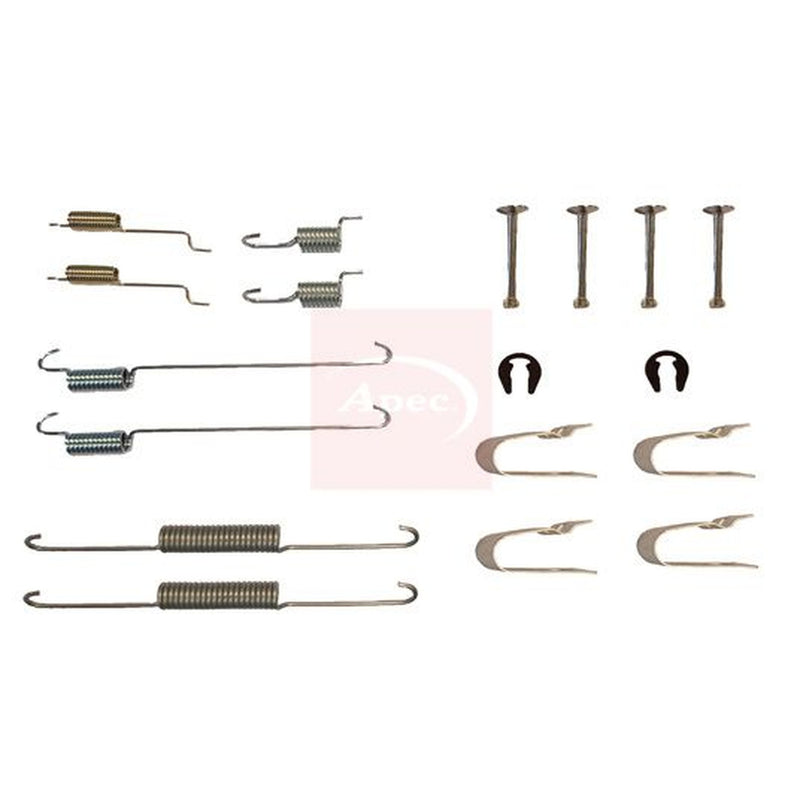 Apec Brake Shoe Accessory Kit Rear fits Daihatsu Applause 1989-1997 1.6