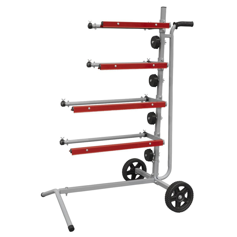 Sealey Masking Paper Dispenser Tree 2 x 300mm & 2 x 450mm Rolls MK63 Sealey - Dynamic Drive
