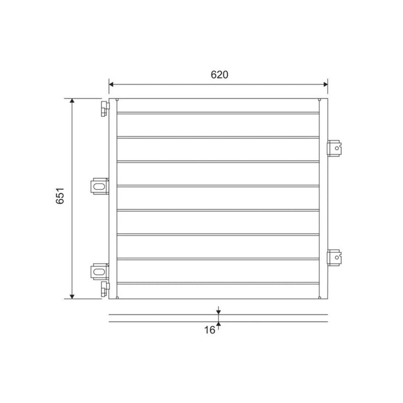 Valeo Air Conditioning Condenser 815127