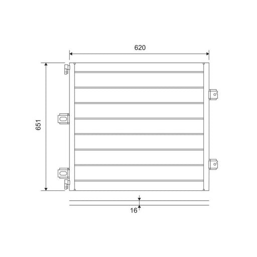Valeo Air Conditioning Condenser 815127