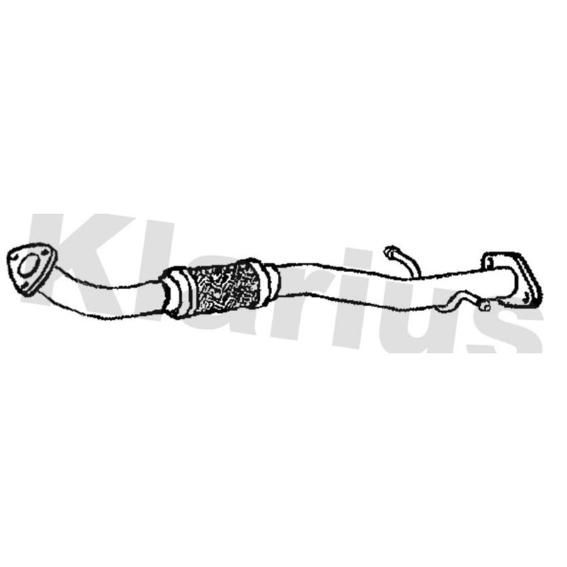 Klarius Exhaust Pipe OD fits Opel Zafira Tourer C 2011-2018 1.4