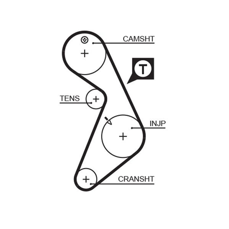 Gates Timing Belt Cambelt 150 Teeth