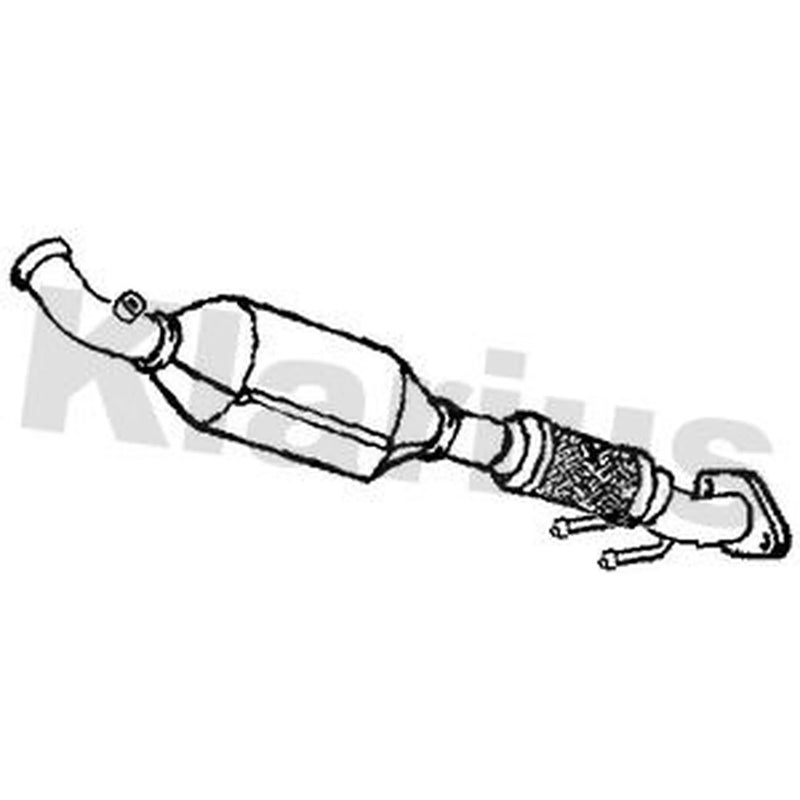 Klarius Catalyst Type Appr With Pipe fits Ford Galaxy II 2006-2015 2.0