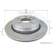 Comline Front & Rear Brake Discs & Pads fits MG Zt 2003-2005