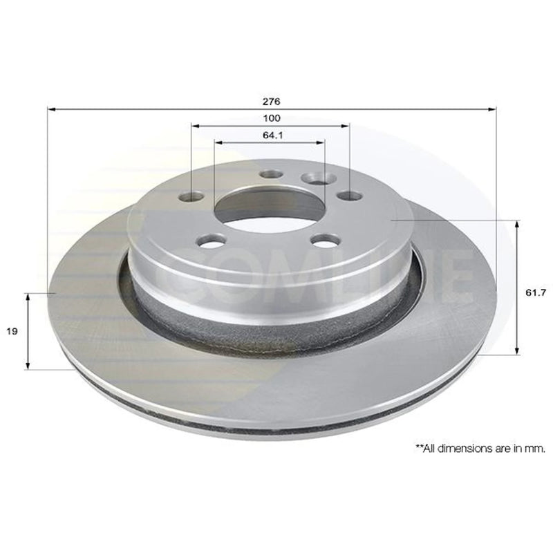 Comline Front & Rear Brake Discs & Pads fits MG Zt 2003-2005
