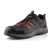 Scruffs Air Safety Trainer Black/Orange Size 10 / 44 Scruffs - Dynamic Drive