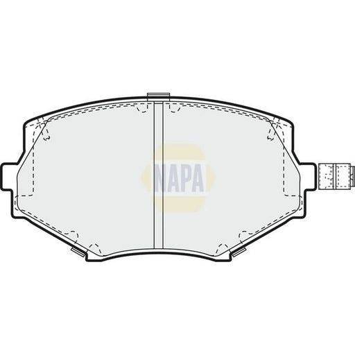 NAPA Front Brake Pad Set NBP1809