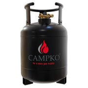 Campko Refillable Gas Bottle 22 Litres With 80% Multivalve 109665 Campko - Dynamic Drive