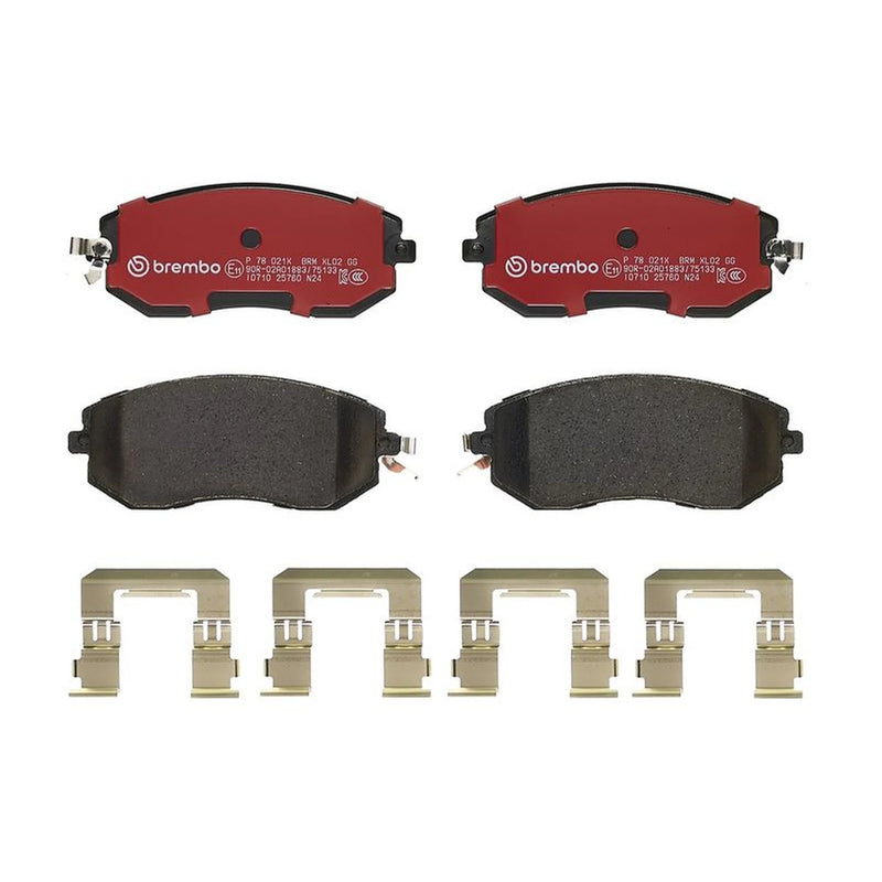 Brembo 4 x Front Brake Pad Set fits Subaru Brz 2012 on 2.0