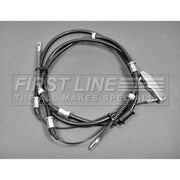 First Line Handbrake Cable Left Rear fits Nissan Pick Up 1992-1998 2.4