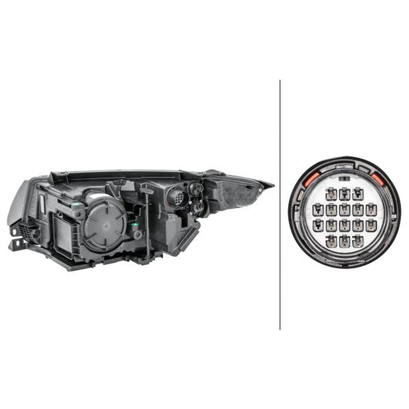 Hella Headlight Headlamp HB3 Right fits Land Rover Range Rover Evoque 2011-2019