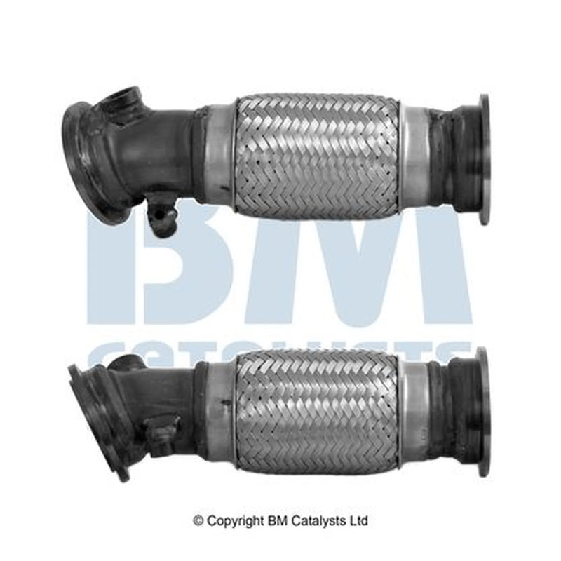 BM Catalysts Exhaust Pipe OD fits Nissan Navara NP300 Pickup 2015 on 2.3
