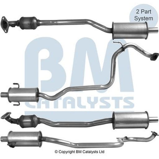 BM Catalysts Homologated Petrol Cat fits Toyota Verso S 2010-2016 1.33