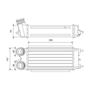 Valeo Intercooler (Charge Air Cooler) 818242