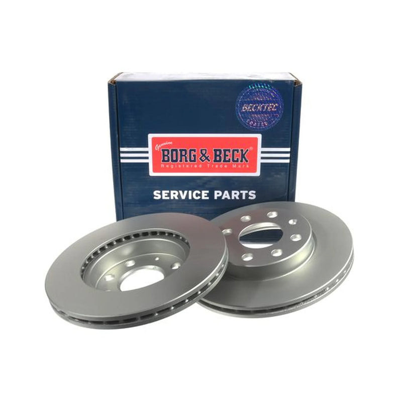 Borg & Beck Front & Rear Brake Discs & Pads fits Vauxhall Mpv 2001-2011 1.7